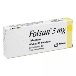 FOLSAN Comprimidos de 5 mg, 20 uds