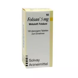 FOLSAN Comprimidos de 5 mg, 100 uds