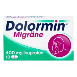 DOLORMIN Comprimidos recubiertos con película para la migraña, 10 uds
