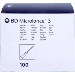 BD MICROLANCE 3 cánulas especiales 16 G 1 1/2 1,65x40 mm, 100 uds