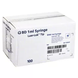 BD PLASTIPAK Spr.1 ml Luer Lok de 3 partes, 100X1 ml