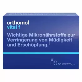 ORTHOMOL Paquete combinado de botella y cápsula para beber Vital F, 30 unidades
