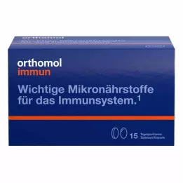 ORTHOMOL Immun, paquete combinado de 15 comprimidos/cápsulas, 1 unidad