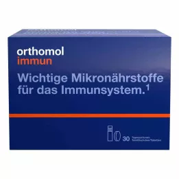 ORTHOMOL Paquete combinado de botella y tableta para beber inmunológica, 30 unidades