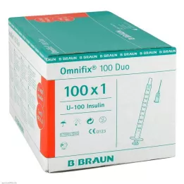 OMNIFIX Duo 100 Insulinaspr.1ml, 100X1ml