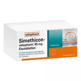 SIMETHICON-Ratiopharm 85 mg comprimidos masticables, 100 uds
