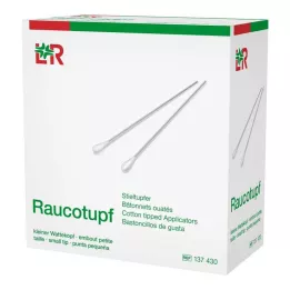 RAUCOTUPF Hisopos de algodón pequeños, 100 uds