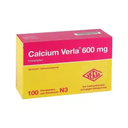 CALCIUM VERLA Comprimidos recubiertos con película de 600 mg, 100 uds