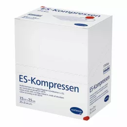 ES-KOMPRESSEN estéril, 7,5 x 7,5 cm, 8 unidades, 25 x 2 uds