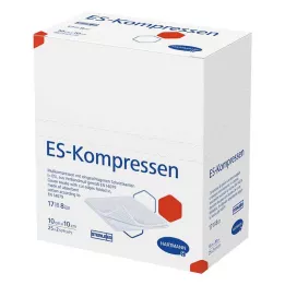 ES-KOMPRESSEN estéril 10x10 cm 8 pliegues, 25X2 uds