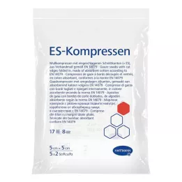 ES-KOMPRESSEN estéril 5x5 cm 8 vías, 5X2 uds