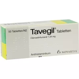 Tavegil Tabletas, 50 pz