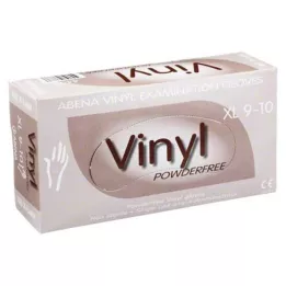 VINYL Guantes de X-Large sin polvo, 100 pz