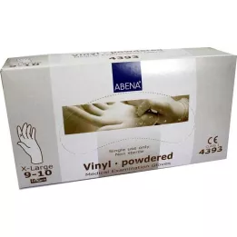 VINYL Guantes extra grandes, 100 uds