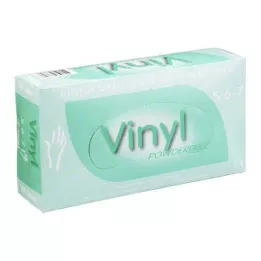VINYL Guantes de polvo -libres, 100 pz