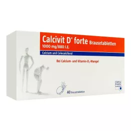 CALCIVIT D forte comprimidos efervescentes, 40 uds