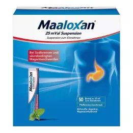 MAALOXAN Suspensión de 25 mVal, 50 x 10 ml
