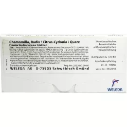 CHAMOMILLA RADIX Ampoules Citrus Cydonia/Quartz, 8x1 ml