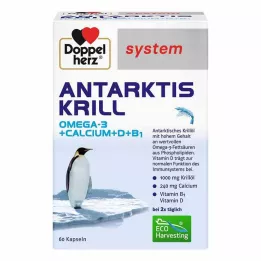 DOPPELHERZ Cápsulas del sistema del krill antártico, 60 uds