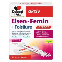 DOPPELHERZ Hierro-Femin DIRECT Pellets, 20 uds