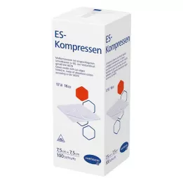 ES-KOMPRESSEN Undteril 7.5x7.5 cm 16 veces, 100 pz