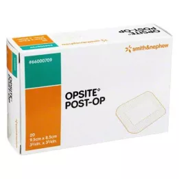 OPSITE Post-OP 8.5x9.5 cm Asociación individualmente estéril, 20x1 pz
