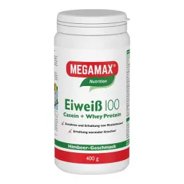 EIWEISS Polvo Megamax de quark y frambuesa 100, 400 g
