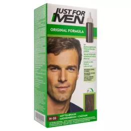 JUST Champú matizador para hombre castaño medio, 60 ml