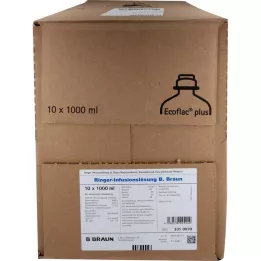 RINGER LÖSUNG B.Braun EcoFlac Plus, 10x1000 ml