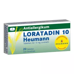 LORATADIN 10 tabletas de Heumann, 20 uds