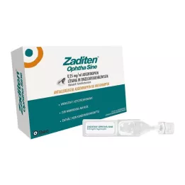 ZADITEN Ophthalmic Sine 0,25 mg/ml colirio dosis única, 20 uds