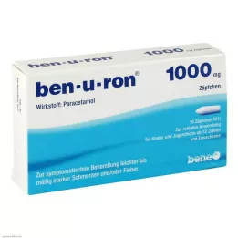 BEN-U-RON Supositorios de 1000 mg, 10 uds