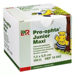 PRO-OPHTA Junior Maxi Occlusion Pavement, 100 pz