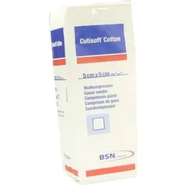 CUTISOFT Algodón Comprimido 5x5 cm, 100 uds