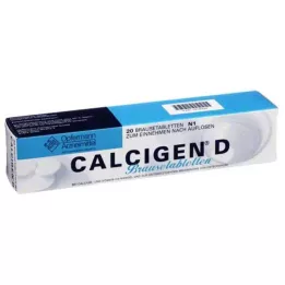 CALCIGEN D 600 mg/400 U.I. comprimidos efervescentes, 20 uds