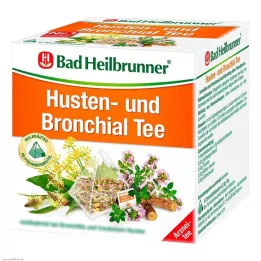 BAD HEILBRUNNER Té para la tos y los bronquios, 15 x 2,0 g