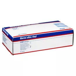 GLOVEX Guantes de vinilo ultra grandes, 100 uds