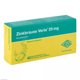ZINKBRAUSE Verla 25 mg comprimidos efervescentes, 40 uds