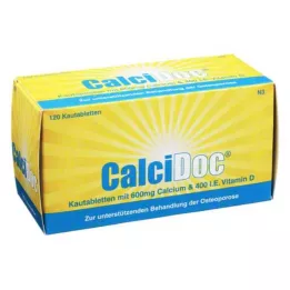 CALCIDOC Comprimidos masticables, 120 uds