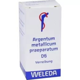 ARGENTUM METALLICUM Praeparatum D 6 Trituration, 20 g