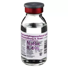 NATRIUMHYDROGENCARBONAT B.Braun 8,4% vidrio, 100 ml