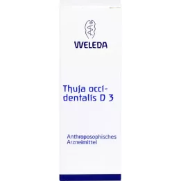 Thuja occidentalis d 3 dilución, 20 ml