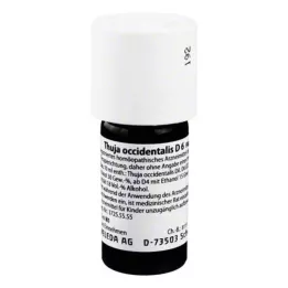 THUJA OCCIDENTALIS D 6 Dilución, 20 ml