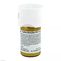 CARBO BETULAE D 6 Trituración, 20 g