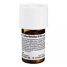 CARBO BETULAE D 20 trituración, 20 g