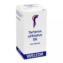 TARTARUS STIBIATUS D 6 Trituración, 20 g