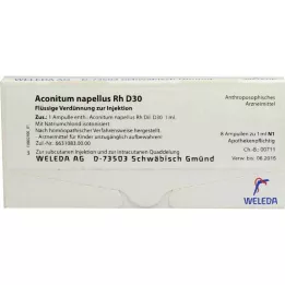 ACONITUM NAPELLUS Rh D 30 ampollas, 8X1ml