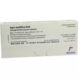APIS MELLIFICA D 20 ampolas, 8 pz