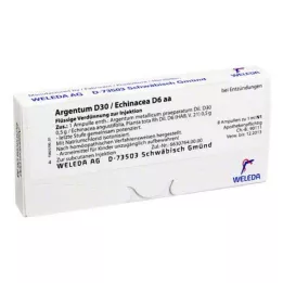 ARGENTUM D 30/ECHINACEA D 6 AA AA AMPOULAS, 8 pz