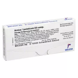 ARNICA/LEVISTICUM Ampollas D 3 comp., 8 uds